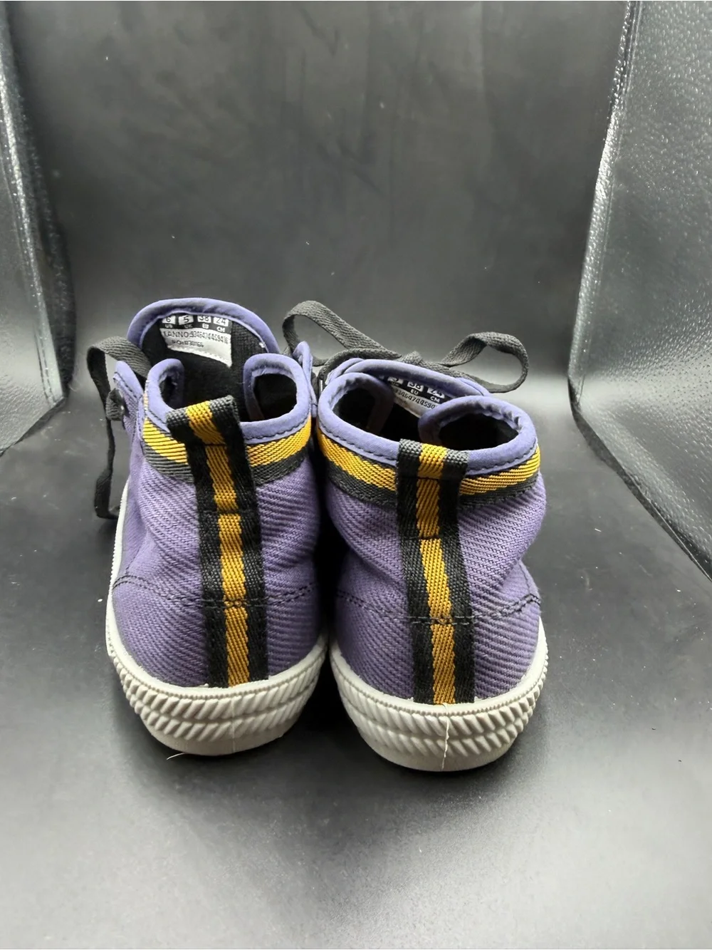 Valley Purple High-Top Canvas Sneakers